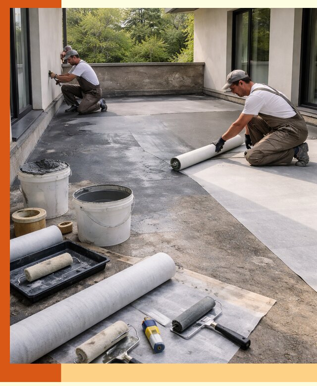 Гидроизоляция террасы в Тобольске — надежная защита от влаги и протечек