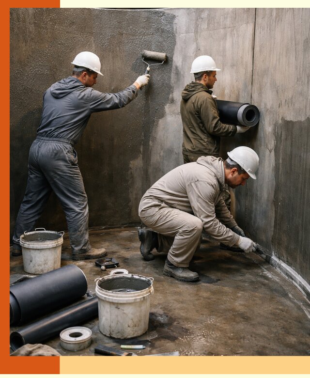 Гидроизоляция резервуара профессионально в Тобольске