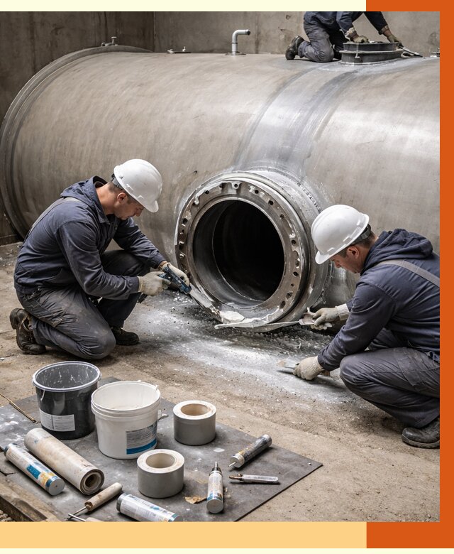 Гидроизоляция резервуара с топливом в Тобольске от 76253 руб. под ключ | ТепломастерТбл