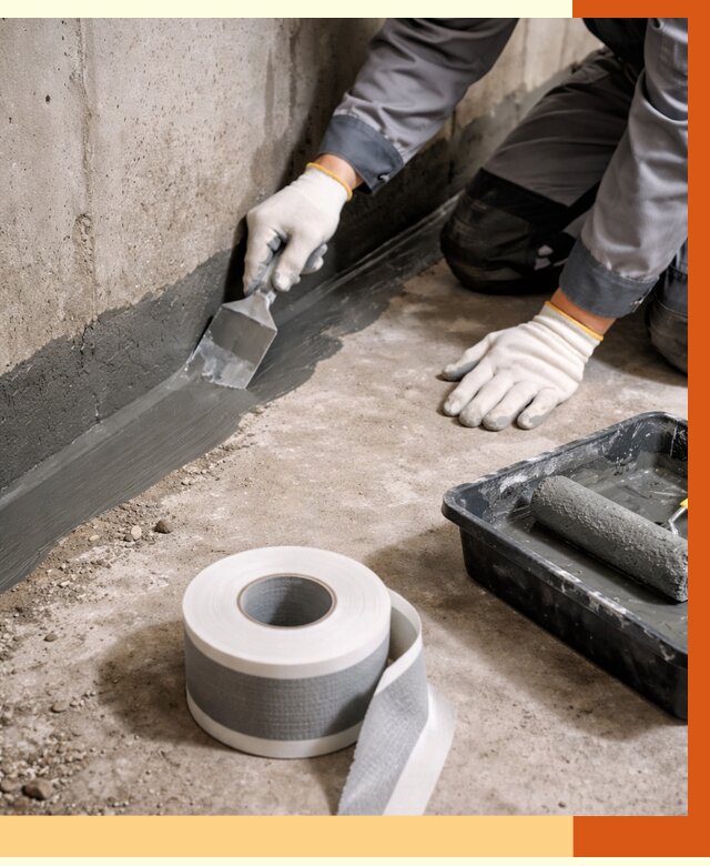 Гидроизоляция швов и герметизация стыков в Тобольске от 1271 руб. | ТепломастерТбл