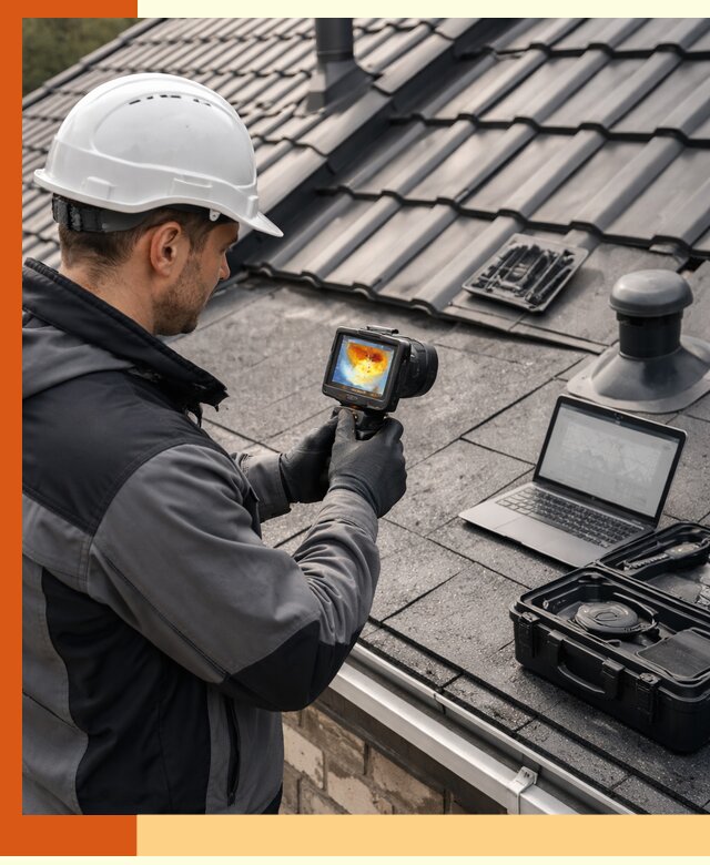 Тепловизионное обследование кровли в Тобольске для выявления дефектов