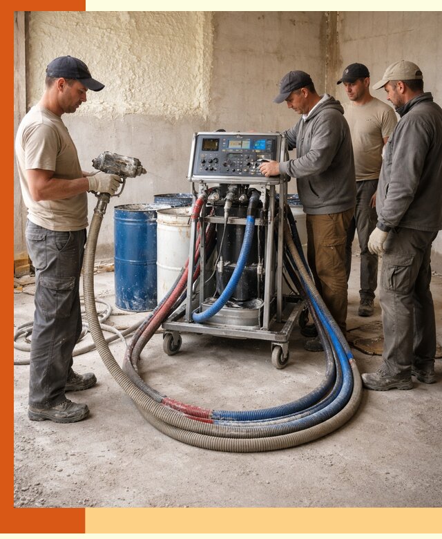 Аренда установки для напыления ППУ в Тобольске на выгодных условиях